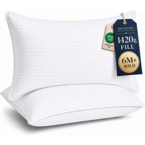 Beckham Hotel Collection Bed Pillows King Size Set of 2