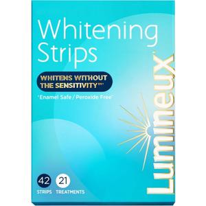 Teeth Whitening Strips, 42 Strips, 21 Treatments, Enamel Safe, Peroxide Free, No Sensitivity