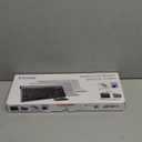 Wireless Keyboard and Mouse Ultra Slim Combo, TopMate 2.4G Silent Compact USB 2400DPI Mouse and Scissor Switch Keyboard Set with Cover, Batteries Included, for PC/Laptop/Windows/Mac - White