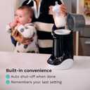 Baby Brezza Fast Baby Bottle Warmer - Baby Milk + Breastmilk Warmer Defroster 2 Unique Temperatures for Breastmilk + Formula - Universal Fit for All Bottles, Bags + Jars