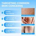 Skin Brightening Cream for Body Dark Spot Corrector for Private Parts, Inner Thigh, Bikini Areas Fades Hyperpigmentation & Uneven Skin Tone, Skin Lightening Cream for Underarms, Knees, 1.7 fl oz