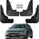 Mud Flaps for 2023 2024 2025 Kia NIRO Hybrid Mud Guards Splash Guards No Drilling Required Front & Rear SUV Set of 4PCS Black Heavy Duty Compatible with NIRO EV MudGuards Exterior Accessories
