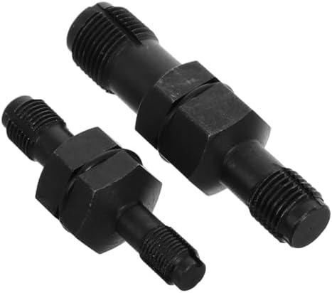 Happyyami 2Pcs Spark Plug Thread Restoration Kit Engine Thread Repair Tool for Efficient Repairs Portable Spark Plug Cleaner for Automotive Enthusiasts and Mechanics