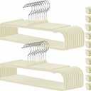 Velvet Pants Hangers 20 Pack,Premium Non Slip Velvet Hangers,Thin Space Saving Slim Clothes Hangers with 360 Swivel Hook,13.77inch