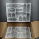 Arme Glass Bud Vase Set of 60 Pcs, Small Clear Glass Bud Vases in Bulk for Flowers, Rustic Wedding Centerpieces and Vintage Decorations, Perfect for Home, Table and Events with Elegant Design