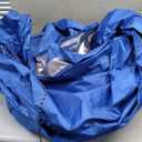 Canopy Replacement Top Outdoor for 10x10 Pop up Tent only Silver Coated Cover with Ropes, Royal Blue