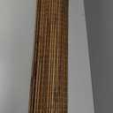 UNISHADES Cordless Bamboo Roman Shades for Windows, Blinds Size (35.5" W × 64" H) Colour (Light Filtering Tatami)