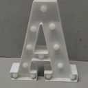 Pooqla LED Marquee Letter Lights Sign, Light Up Alphabet Letter for Home Party Wedding Decoration A