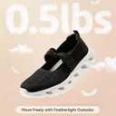 BOSTANTEN Comfortable Mary Jane Sneakers for Women - Lightweight & Breathable, Slip On Casual Shoes 2026, Wide Toe Box, Cushioned Sole for All-Day Walking/Work