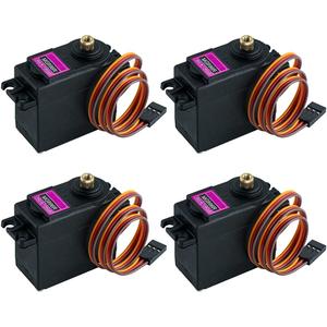 Hosyond 4Pack MG996R 55g Digital RC Servo Motors High Torque Metal Gear Servo for RC Car Robot Boat Helicopter
