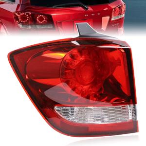 LED Tail Lights Assembly Compatible with 2011-2020 Dodge Journey,Outer Taillights Left Driver Side Rear Brake Light Tail Lamp Replace# 68078465AD CH2804105