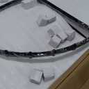 Knurldon Modern 60 inch Black Round Chandelier, Extra Large Chandeliers Crystal Chandeliers for Living Room, Large Wagon Wheel Chandelier for Foyer, Staircase, Entrance,Includes Bulb