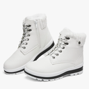 Womens Waterproof Ankle Boots for Outdoor (Non Slip Outsole),Fashion Combat Boots with Side Zipper,Warm Fur Lined Winter Snow Boots200+ bought in past month size 40