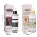 Black Rice Exfoliant,Peel Shot Rice Ampoule Duo Set White and Black Rice Exfoliating facial mask .Reduce blackheads, shrink pores, suitable for all skin types, 2.03Fl Oz (Pack of 2)