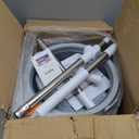 MOPALL Spin Mop and Bucket Set, Dual Chambers Dirty and Clean Water Self Separation for Floor Wall Window, Wet and Dry Mop and Bucket with Wringer Set for Home (1 Square Mop with 2 Microfiber Pads)