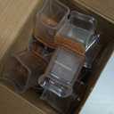 Chair Leg Floor Protectors Square, Silicone Chair Leg Protectors for Hardwood Floors, Chair Leg Caps Covers Protect Wooden Floors from Scratching 20 Pcs Medium (Fit:3/4" to 1")