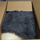 Dog Bed Round Hooded Plush Cat Cave Self Warming Pet Bed Donut Anti Anxiety Fluffy Pet Bed for Puppy and Kitty
