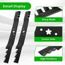 580244002 Gator Mower Blade for 22‘’ Deck, Compatible with H usqvarna MZ54, HU700F, HU700H, HU725AWD, HU800AWD, J onsered Mower, Replace 580244001, 532446784, 586529601