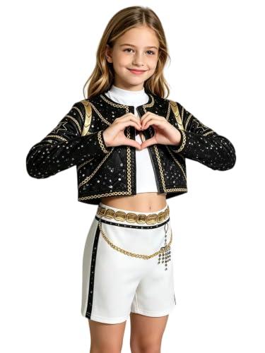 Girls Stage Costume, Halloween Costume for Kids Cosplay Party Dress Up, 3-4 Years