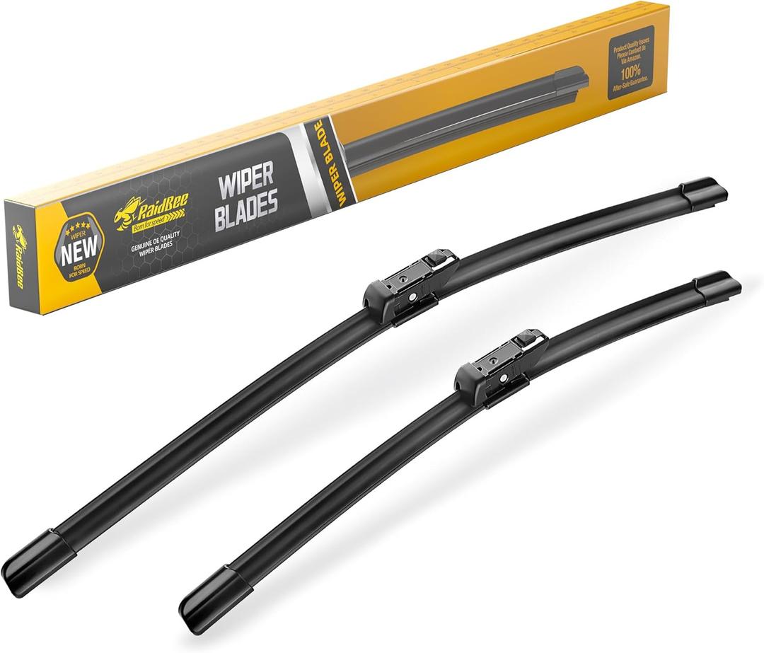 Raidbee 26"+19" Windshield Wiper Blades Replacement for Tesla Model 3 2017-2025 Model Y 2020-2025 Genuine OEM Quality 2 Pack