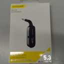 ESSAGER Bluetooth Receiver for Car, Noise Cancelling 3.5mm AUX Bluetooth Car Adapter, Wireless Audio Receiver Transmitter for Home Stereo/Wired Headphones Airplane, Gray