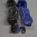 Kanayu 14 Pcs Boxing Set 16 Ounce Boxing Gloves Headgear Helmet Hand Wraps Mouth Guards Equipment, Christmas for Adults Youth Beginners Training Equipment Gifts (Black, Blue)