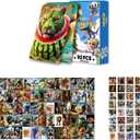 New 92PC Official Italian Rot Cards Collection, Tralalero Tralala and Tung Tung Tung Sahur,No Duplicates Any Combination, at Least 1 Secret Rare (92 Cards per Box)