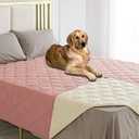 Ameritex Dog Bed Cover Pet Blanket (52x82 Inch (Pack of 1), Lightpink)