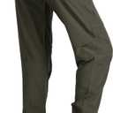 Singbring Women's Athletic Hiking Cargo Joggers Pants Outdoor Workout Lightweight Quick Dry UPF 50 Zipper Pockets, XL
