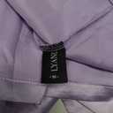 LYANER Women's Pajamas Set 7pcs Silk Satin Sleepwear Loungewear Cami Shirt Pj Set (Medium, Purple)