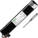 WUHAO D3 Battery for Neato D3 D4 D5 D6 D7 Replacement 14.4V [Upgraded 6800mAh] 945-0225 Compatible with D3+ D301 D303 D5+ D701 Robotic Vacuum Cleaner Battery