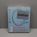 Rocollos Rechargeable Wall Mounted Lighted Makeup Mirror Chrome, 8 Inch Double-Sided LED Vanity Mirror 1X/10X Magnification,3 Color Lights Touch Screen Dimmable 360Swivel 13 Inch Extendable