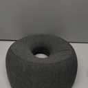 Face Down Adjustable Memory Foam Pillow with 2 Air Vents - Stomach Sleep & Post-Eye Surgery Headrest with Massage Cushion for Recovery (Dark Gray, Medium)