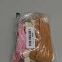 CLLOT 5 Pcs Baby Flower Headbands Baby Girls Nylon Headbands Soft Hairbands Hair Accessories for Newborn Infant Toddler Kids (Beige+Pink+Purple+Brown+Orange)