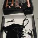 Farery 4-in-1 Interchangeable Automatic Rotating Curling Iron & Thermal Brush Set, 0.75''/1''/1.25'' Curling Iron & 1.5'' Heating Round Curling Brush, ONE Heat 410F, Pink