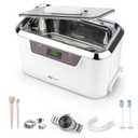 Ultrasonic Cleaner, Professional Ultrasonic Jewelry Cleaner for Diamond Ring, Silver, Gold, Earrings, Necklaces, Glasses, Denture, Retainer, Cpap, Coins, Mouthguard, Razors - VisiClean
