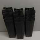 Nuenen 150 Pcs Tall Tree Pot Plastic Deep Plant Nursery Pots Black Seedling Treepots Flower Plant Container with Drainage Holes for Indoor Outdoor Gardening (11.8" H X 3.9" W)