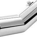Car Stainless Steel Exhaust Tips Fit 0.75 to 1.5 Inch Car Exhaust Pipe Modification Tail Throat Tail Pipe Steel Exhaust Tips Finish Tailpipe