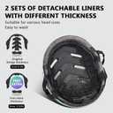 Skateboard Bike Helmet for Adults Women Men Youth Kids (2-3-5-8-14+ Years Boys Girls) - Lightweight Multi-Sport Adjustable Helmets for Bicycle Skateboard Scooter Skate Cycling