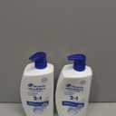 Head & Shoulders Anti-Dandruff Shampoo and Conditioner with 1% Pyrithione Zinc, Classic Clean 2-in-1 Twin Pack, Fresh Scent, Flake Control, Scalp Care, Color-Safe, 32.1 fl oz Each