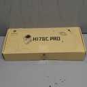 LEOBOG Wireless Mechanical Keyboard,75% Gasket Hot Swappable Custom Keyboard with Knob, 2.4GHz/USB-C/BT5.0 Mechanical Gaming Keyboards for PC/MAC/Windows - Seiya Switch, Black Pink (HI75C Pro)