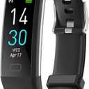  Fitness Tracker with Heart Rate Sleep Monitor Step Counter, Activity Tracker IP68 Smart Watch Health Tracker Pedometer for Man Women