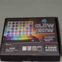 Glow in a Row Light-Up 4 in a Row Board Game, Strategy Games for Kids Ages 6 and Above, 2 Player Game, Perfect for Kids and Adults Family Game Night