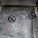 Folding TV Tray Dinner Snack Table,6 Height Adjustable Slide Under Couch Side Table, Portable Small Foldable C-Shaped End Table for Eating with Sturdy MDF Top,No Assembly(White Marble+Gold)