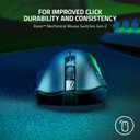 Razer DeathAdder V2 X HyperSpeed: Award-Winning Ergonomic Design - Ultra-Fast Wireless - 235hr Battery Life - 7 Programmable Buttons - Gen 2 Mechanical Switches - 5G 14K DPI Optical Sensor (Mouse, Classic Black)