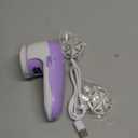 POPCHOSE Fabric Shaver, Lint Remover for Clothes, Electric Lint Shaver with 6-Leaf Blades, Sweater Shavers to Remove Pilling for Clothing, Couch, Furniture, Fuzz, Lint Ball, Bobbles, Violet Purple