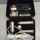 8-in-1 Professional Hot Air Styler&Hair Dryer Brush, Powerful Multi-Styler with Auto-Wrap Curler with Storage Case, Fast Drying Curling Straightening Volumizing Without Heat Damage(Gold)