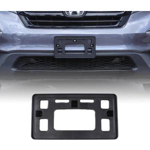 Front License Plate Bracket Holder for Honda Pilot 2019 2020 2021 2022, ABS Front License Plate Bracket Replacement Accessories