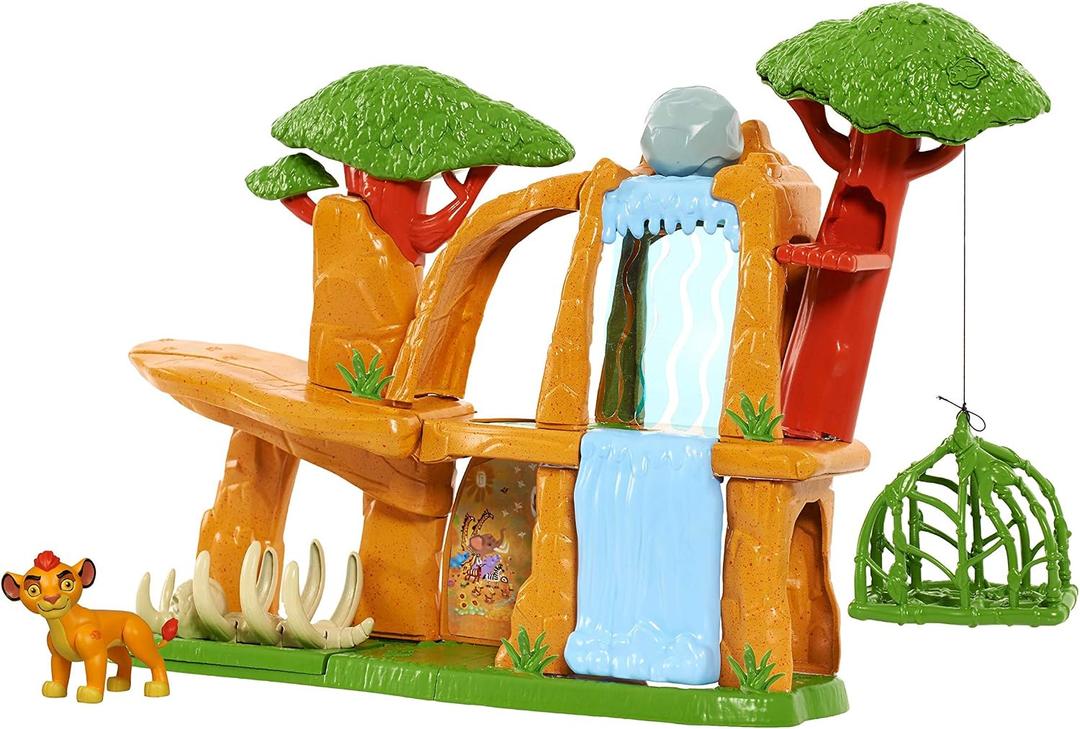 Lion Guard Defend the Pride Lands Playset, Lion King, Action Figures, Pretend Play, Kids Toys for Ages 3 Up by Just Play, Small
