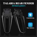 CHANGCHENG Rear Fender for Talaria - Protector Plastic Motorcycle Fender Mudguard for Talaria Sting MX3 MX4 MX5 Freego X2/X2 Pro Electric Dirt Bike Black